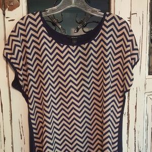 Espresso chevron shirt